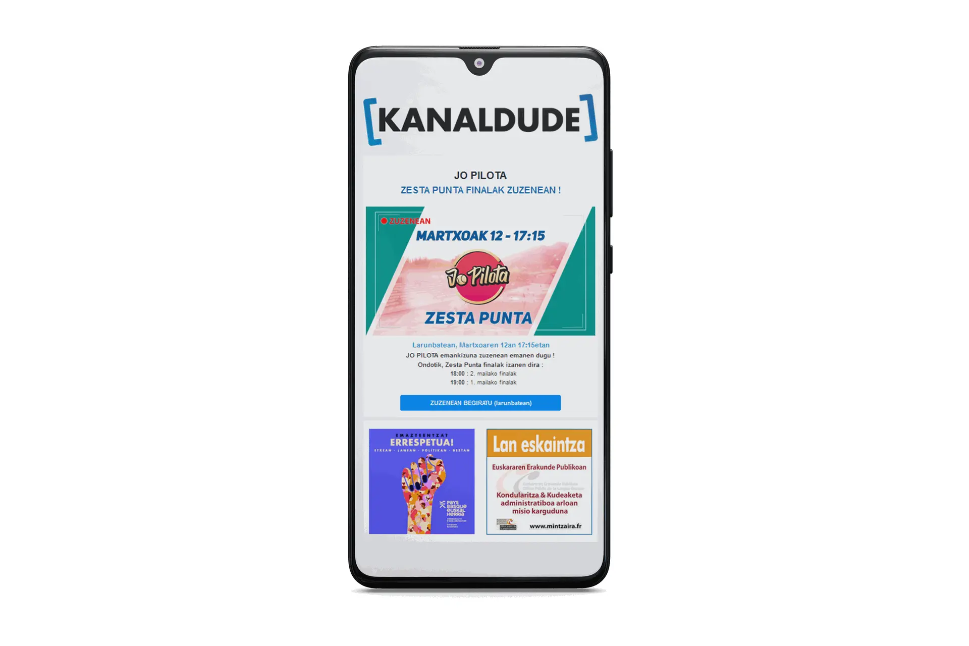 Image de banner dans la newsletter de Kanaldude (OPLB + CAPB)