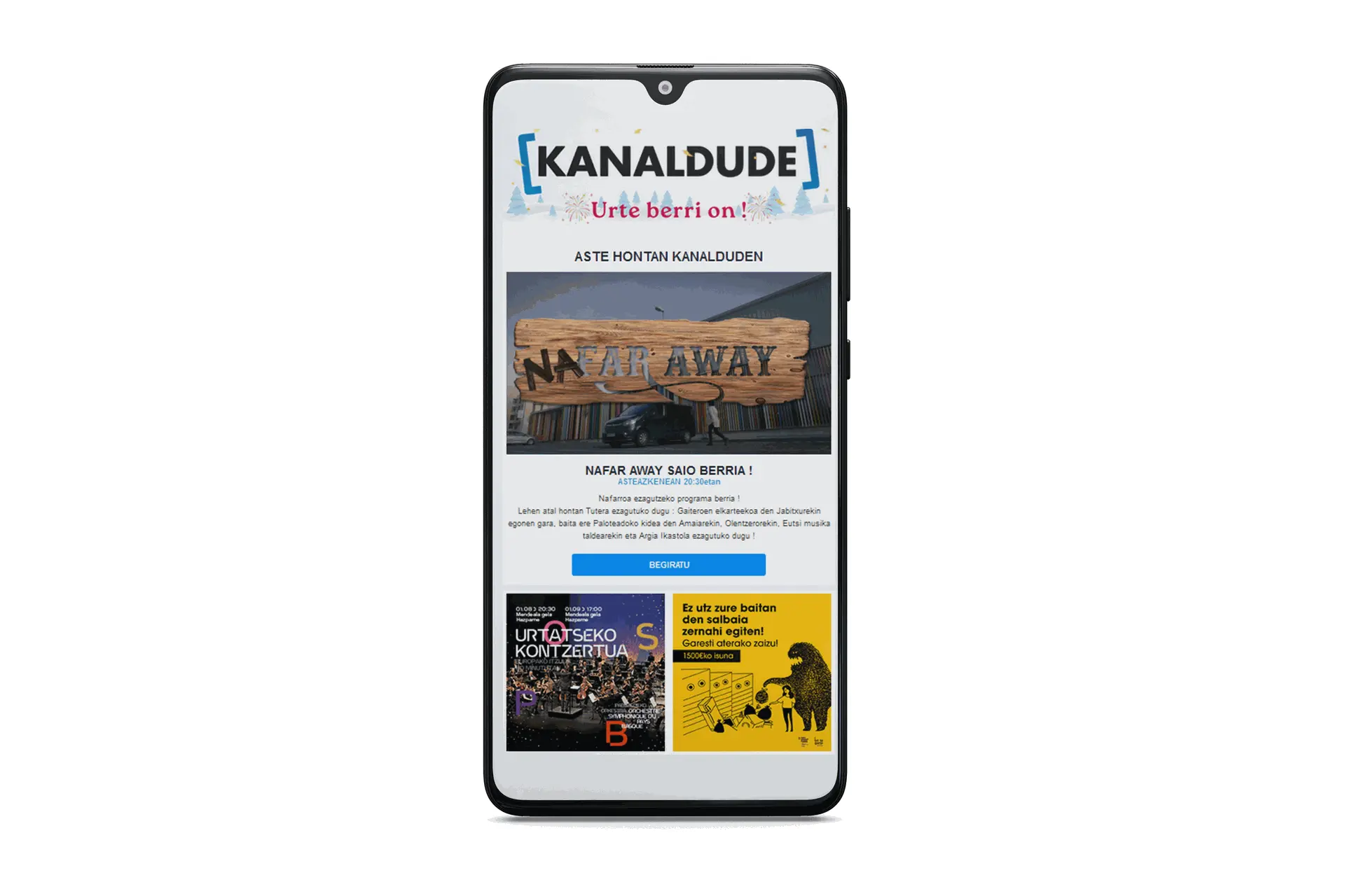 Image de banner dans la newsletter de Kanaldude (OSPB + Bil ta Garbi)